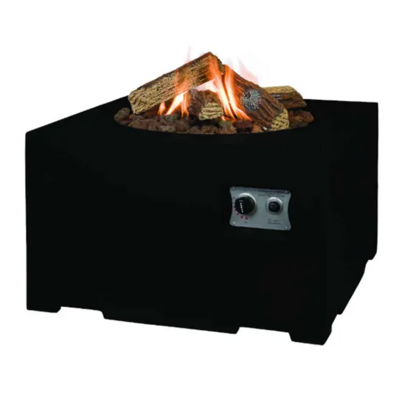Happy Cocooning Square Cocoon Fire Pit - Black