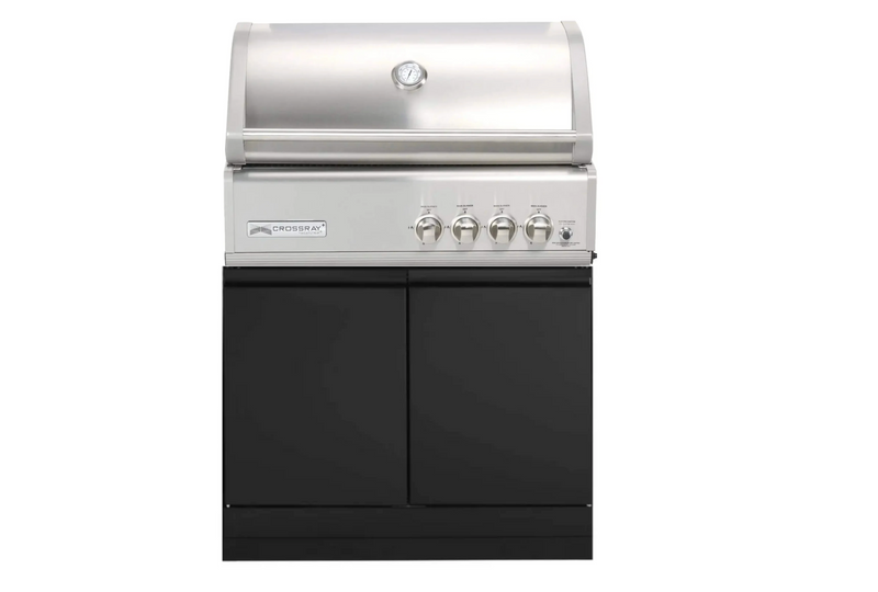 CROSSRAY 4 Burner Gas BBQ Built and Base