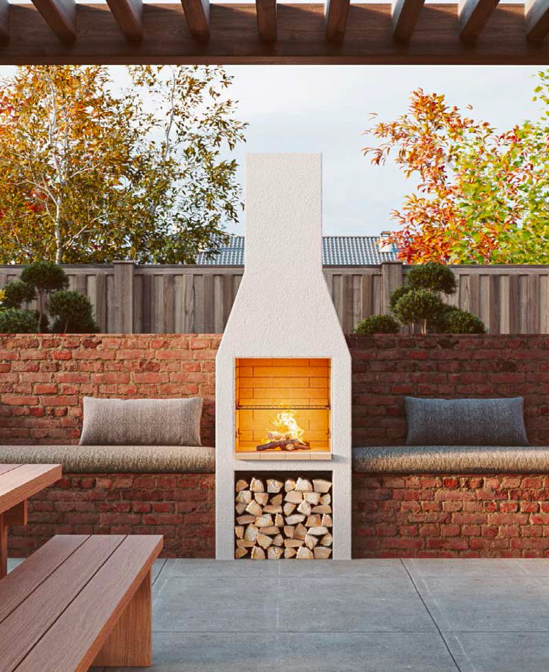 Schiedel Volcanic Garden Fireplace Barbecue 500