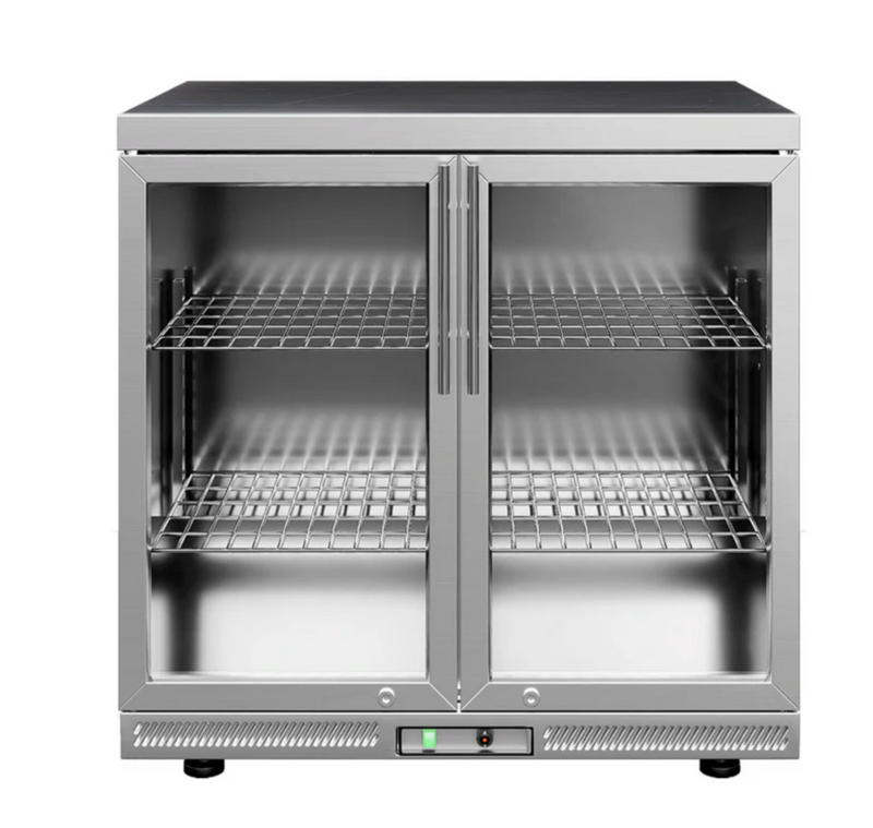 Whistler Outdoor Kitchen 6 Burner BBQ, Fridge, Double Doors and Gas Bottle Cabinet | 4M