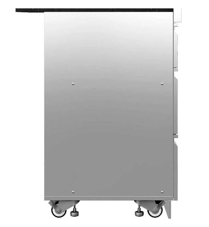Whistler Outdoor Kitchen 6 Burner BBQ, Fridge, Triple Drawer and Gas Bottle Cabinet | 4M
