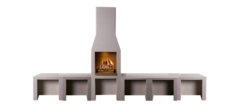 Schiedel 500 Outdoor Fireplace