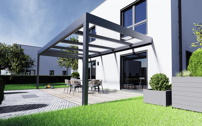 Flat Roof SkyView with Polycarbonate 16mm Width 5m x Depth 4m