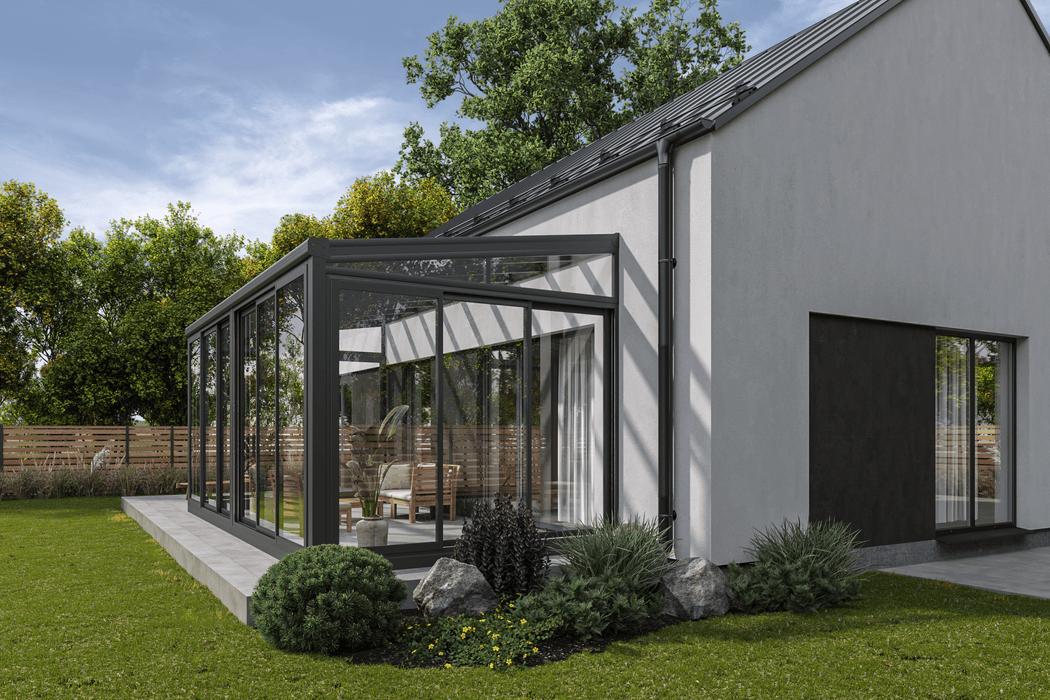 Terrace Canopy All inclosed with Sliding Doors