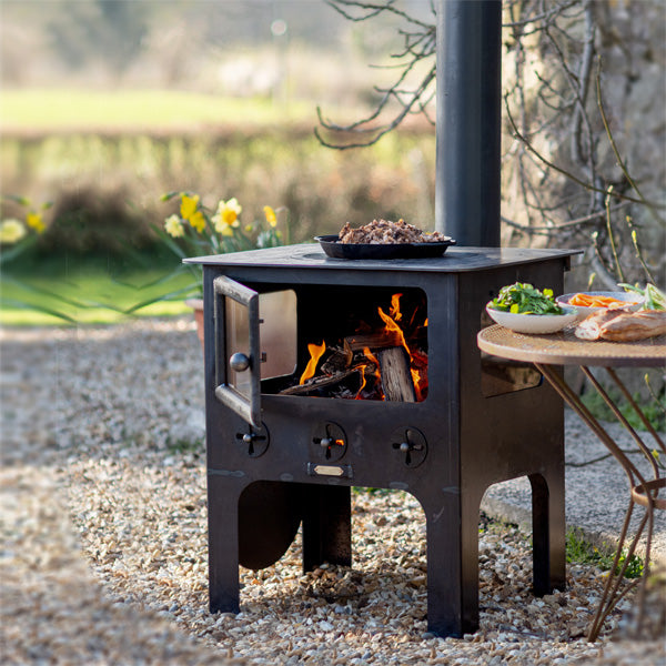 Medium Outdoor Wood Burner BBQ Kitchen
