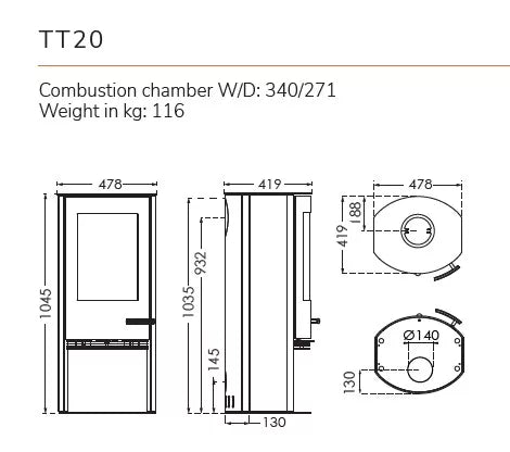 Termatech TT20 Stove