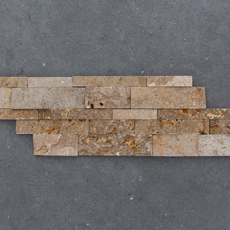 The Alpha Forge Outdoor Kitchen Whistler Burford 5 Burner Gas BBQ | 300cm Tuscany Beige Interlocking Travertine