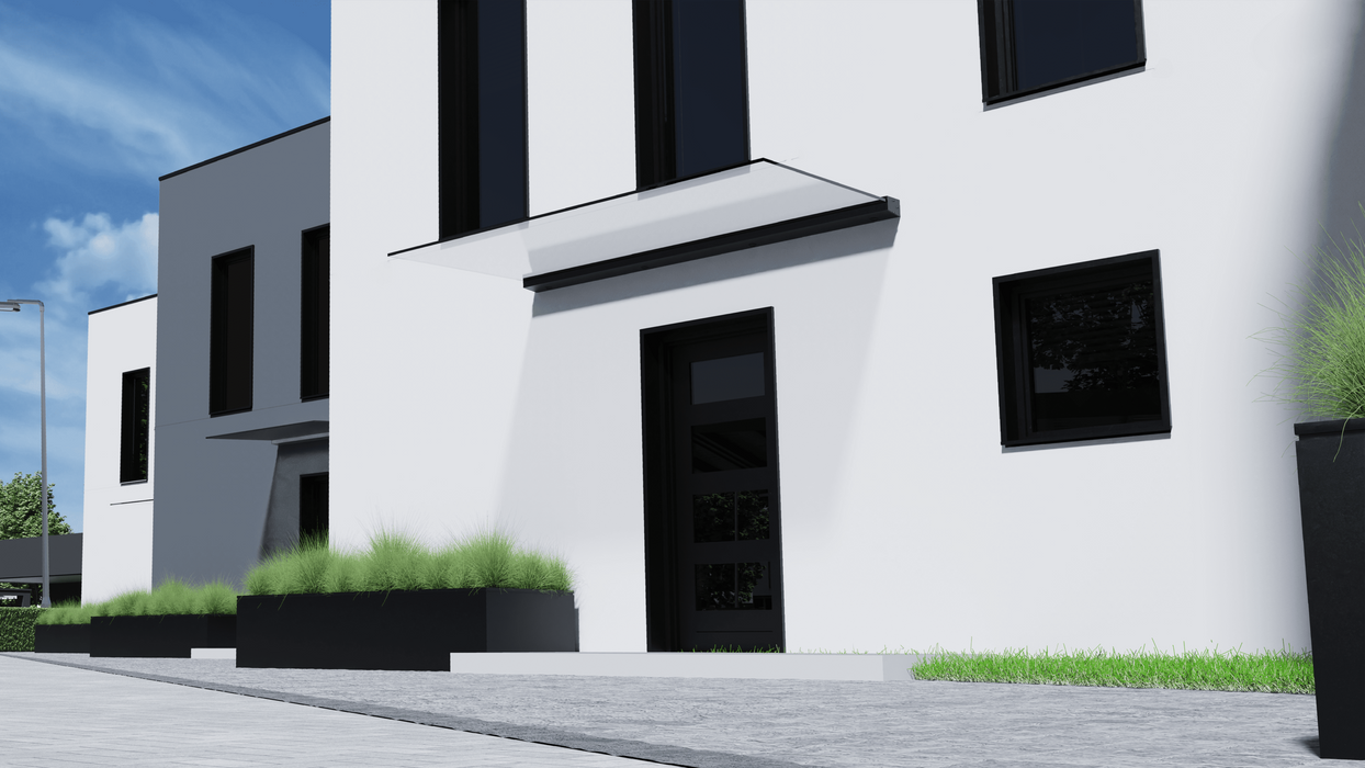 Door Canopy Width 2m x Depth 1m