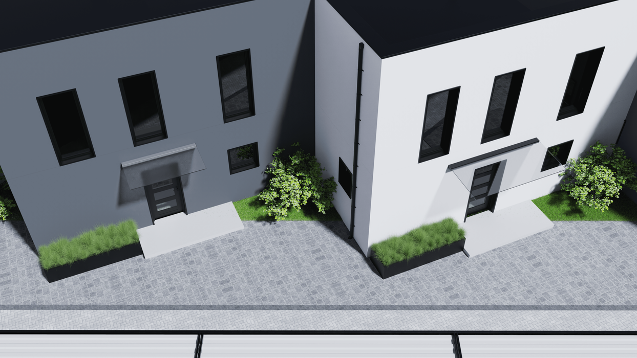 Door Canopy Width 2m x Depth 1m