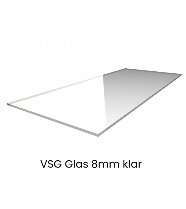 Flat Roof SkyView with VSG Glass 8mm Width 5m x Depth 4m