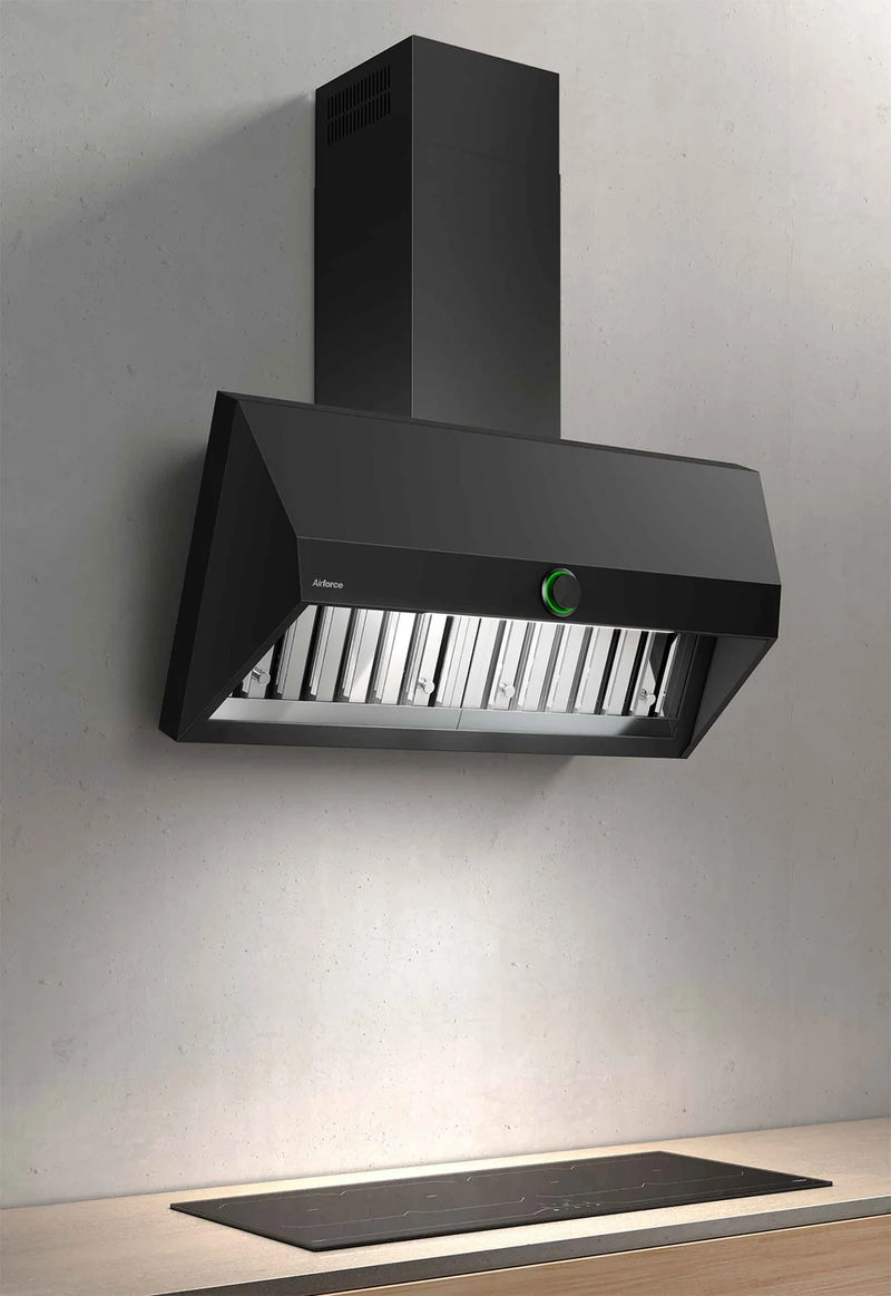 Airforce VIS Head 90cm Wall Mounted Cooker Hood with Non Drop System & Baffle Grease filter system