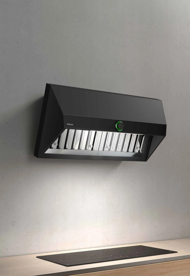 Airforce VIS Head 90cm Wall Mounted Cooker Hood with Non Drop System & Baffle Grease filter system