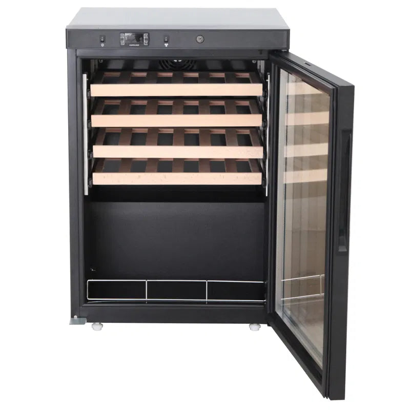 Wine cooler 45 bottles Black - Luxury GTF