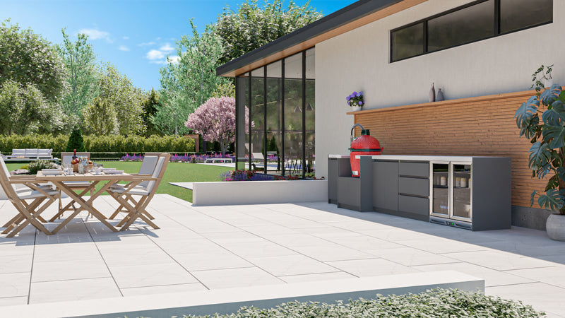 Whistler Fairford Grey Outdoor Kitchen | 4.2M Full-Length