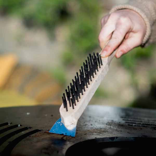 Fire Pit Wire Brush