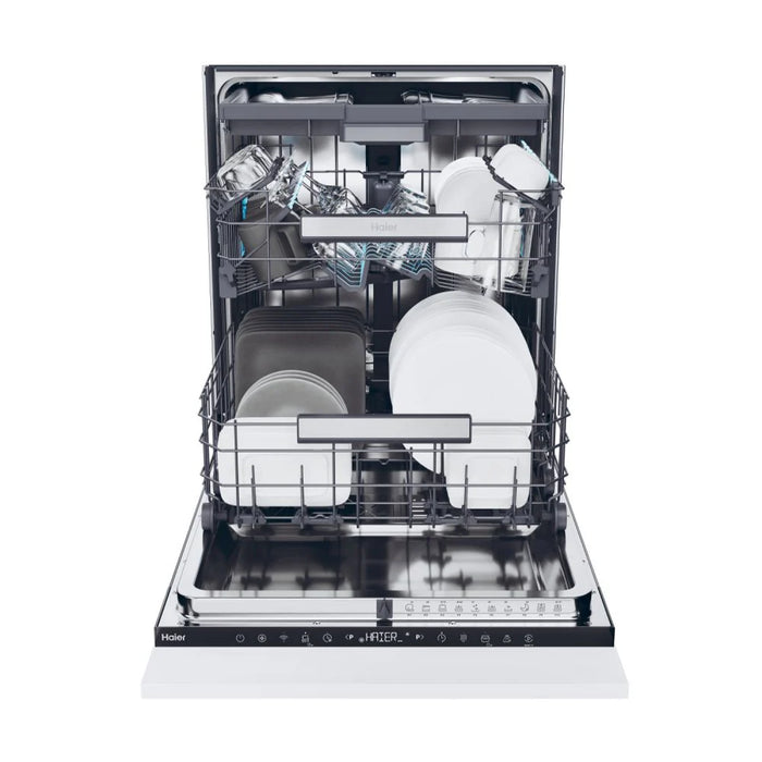 Panel Ready Haier XS6B0S3FSB-80 60cm Fully Integrated 16-Place Setting Dishwasher