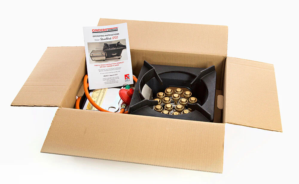 CT135 Cinders StreetWok Tabletop Gas Wok Burner LP20