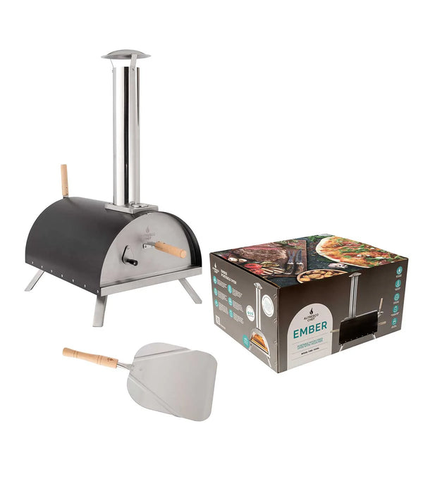 Alfresco Chef ® Ember Portable Wood Fired Oven with Peel