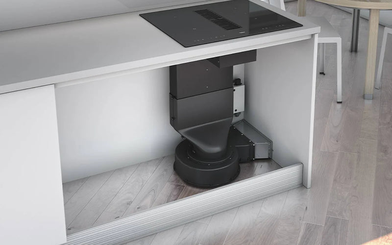 Airforce Centrale Baby Essence 60cm Induction Hob with Central Downdraft with Touch Control