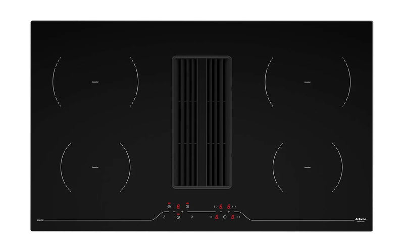 Airforce Centrale POP 86cm Induction Hob with Central Downdraft and Touch Control