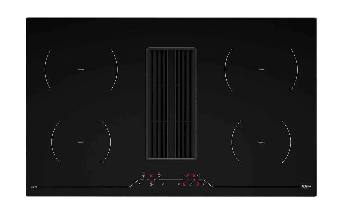 Airforce Centrale POP 86cm Induction Hob with Central Downdraft and Touch Control