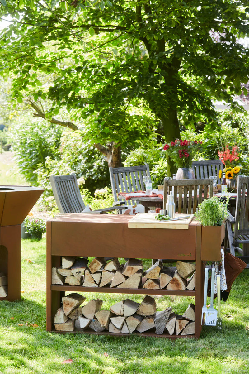 Barbecook Buddy Workstation Corten Steel