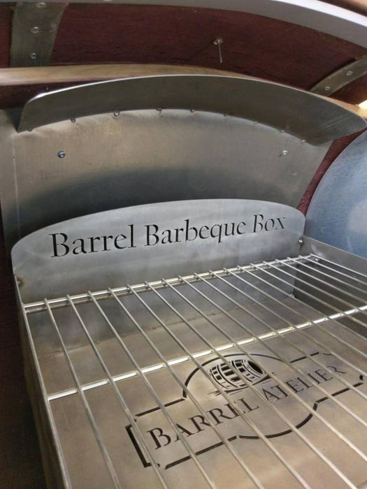 The Oak Beefmaster Barrel Barbecue One of a kind plain