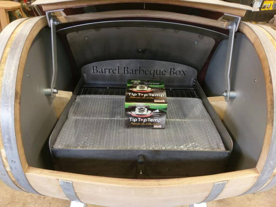 The Oak Beefmaster Barrel Barbecue One of a kind plain