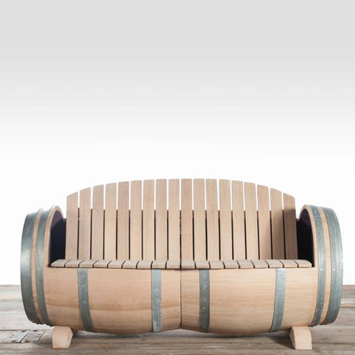 Wine Oak Barrel Lounge "Ruby" - Untreated XXL 1.5M