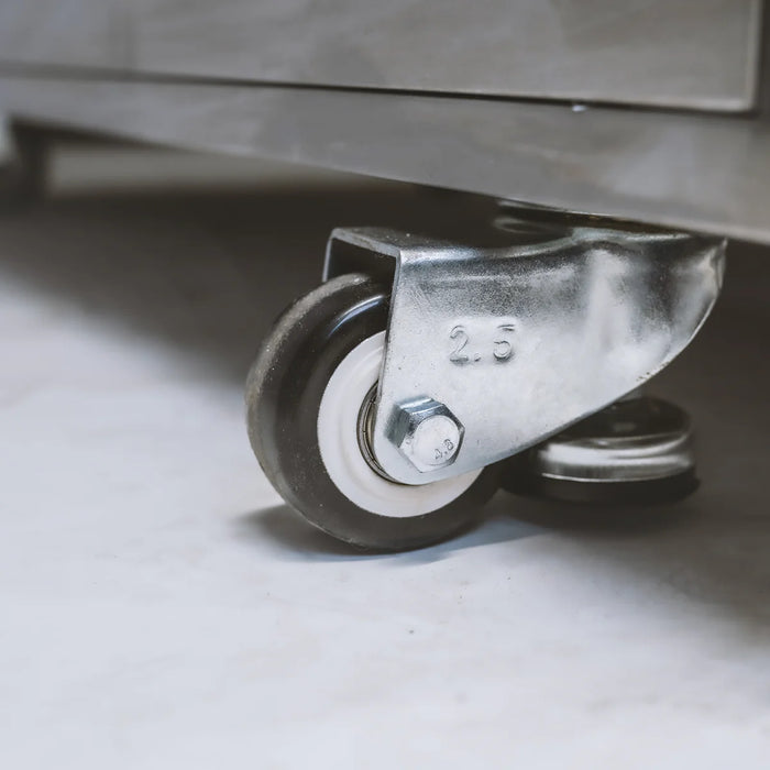 Goriller Outdoor Kitchen | 6-Burner Gas Grill, Sink and Single Fridge | 2.2m Compact Luxury Design