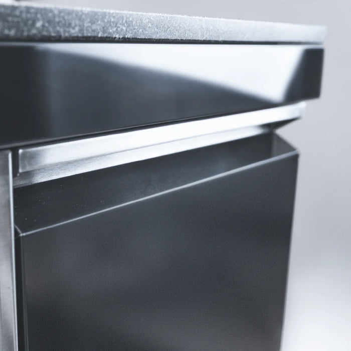 Goriller Outdoor Kitchen | 6-Burner Gas Grill, Sink and Single Fridge | 2.2m Compact Luxury Design