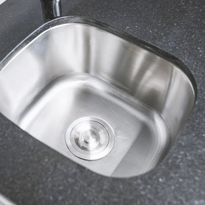 Goriller Outdoor Kitchen | 6-Burner Gas Grill, Sink and Single Fridge | 2.2m Compact Luxury Design