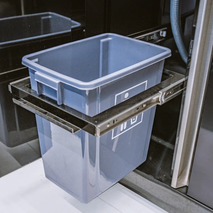 Goriller Outdoor Kitchen | 6-Burner Gas Grill, Sink and Single Fridge | 2.2m Compact Luxury Design