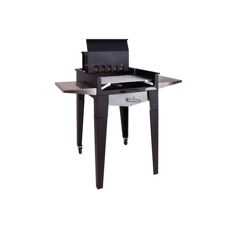Rossofuoco Wood-burning Barbecue – Charcoal model WOOD UP