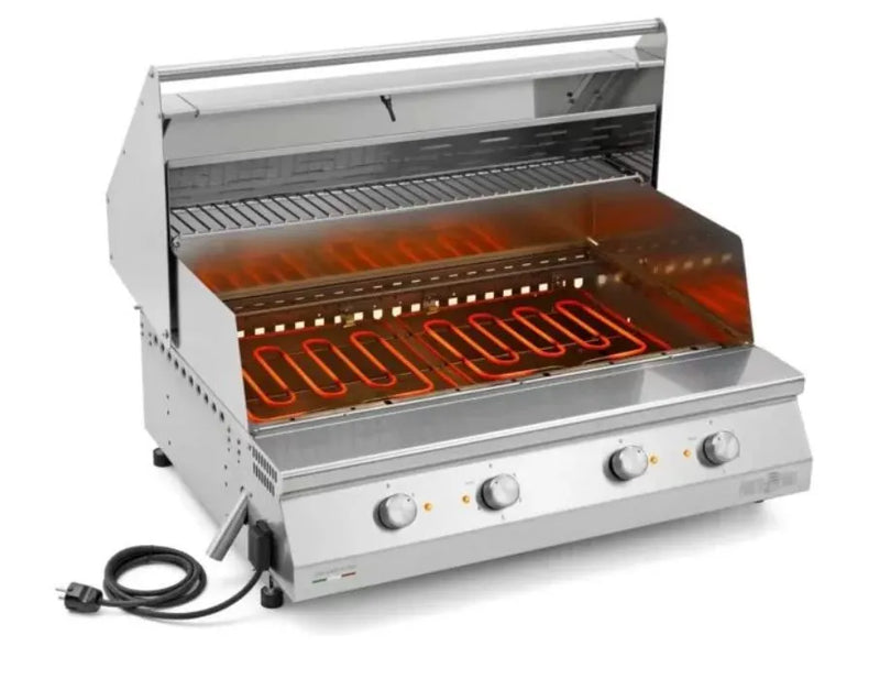 Pianeta Grill - Electric Fry Top 750 built-in with lid and teppanyaki plate