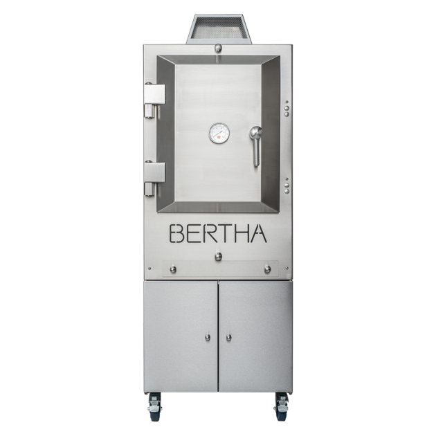 Bertha Commercial & Residential Charcoal Oven and Smoker Grill - Stainless steel