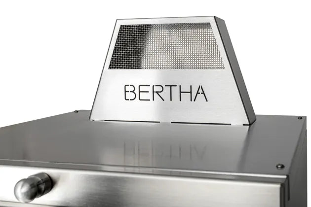 Bertha Commercial & Residential Charcoal Oven and Smoker Grill - Black