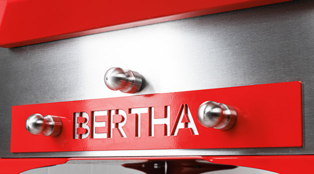 Bertha Professional Inflorescence Charcoal Oven - Poppy