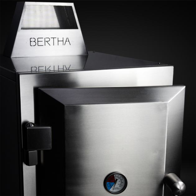 Bertha Commercial & Residential Charcoal Oven and Smoker Grill - Stainless steel