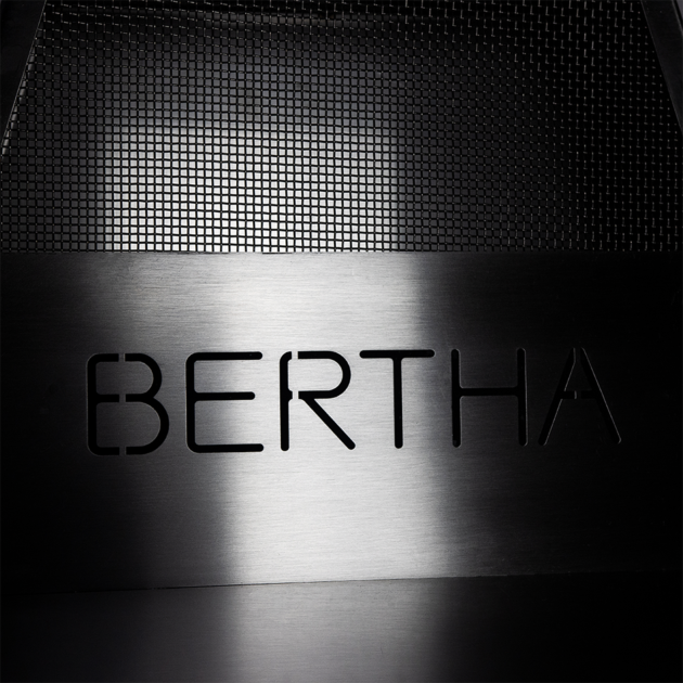 Bertha Commercial & Residential Charcoal Oven and Smoker Grill - Black