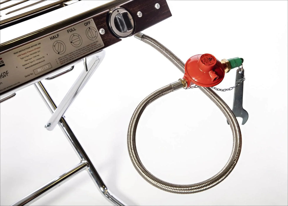 Cinders FESTIVAL SG80F Propane Gas BBQ Fitted With Flame Failure Technology