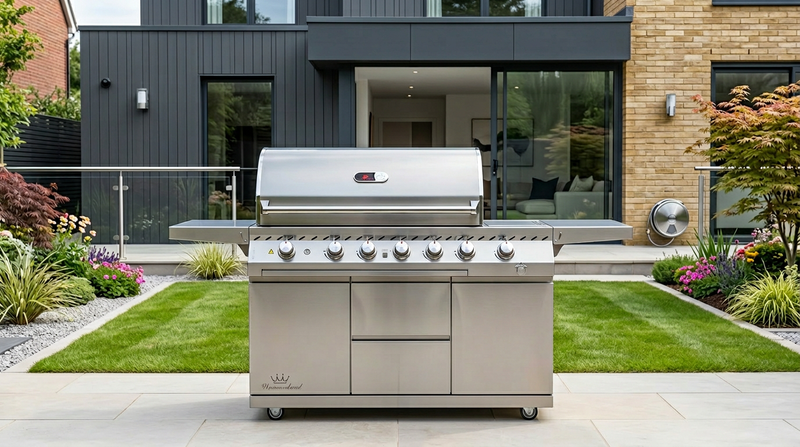 Whistler Cirencester 6-Burner Gas Barbecue and Side Burner | New and Upgraded