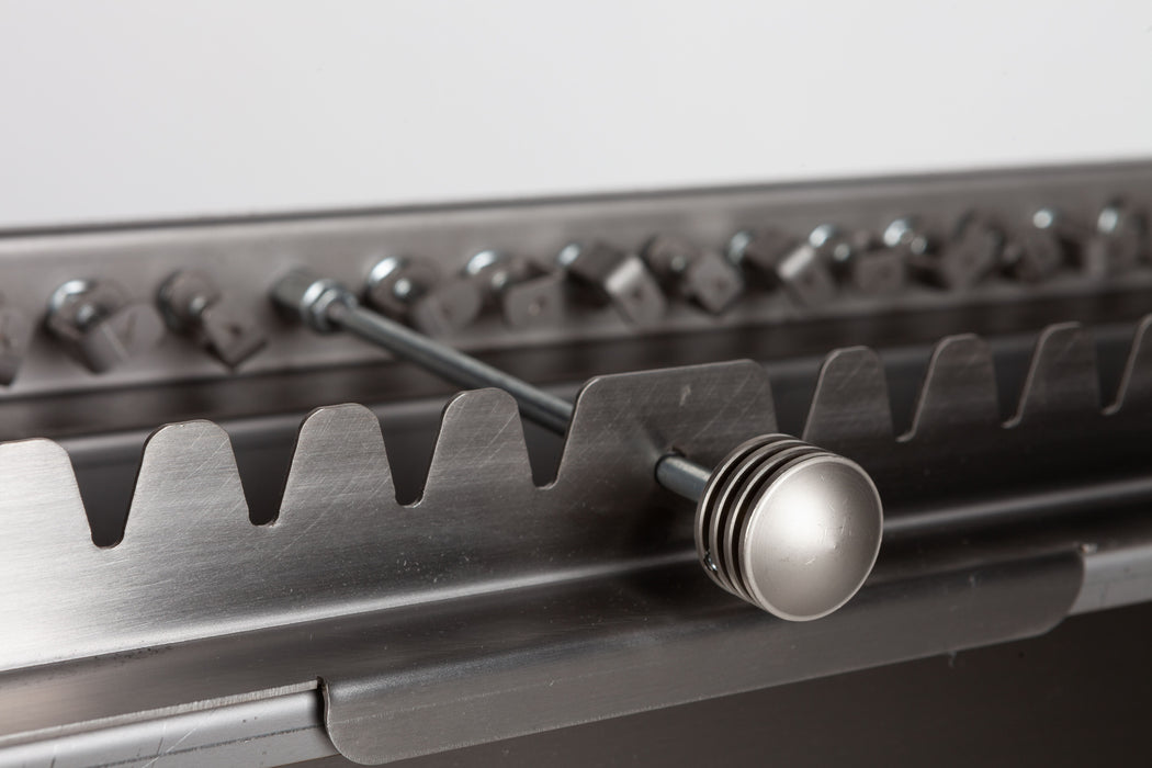 Rossofuoco Stainless steel barbecue for skewers or “Arrosticini” - Charcoal fired