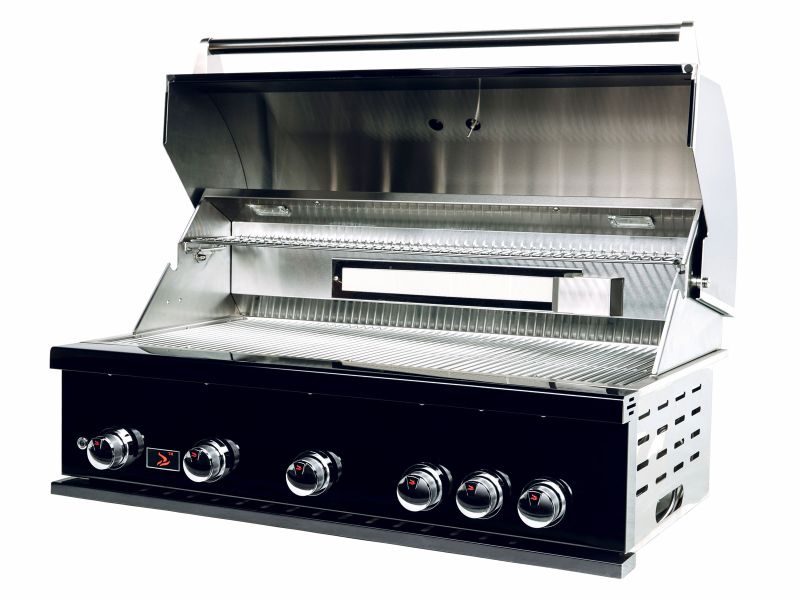 Whistler Fairford Black Outdoor Kitchen with Burford 5-Burner BBQ | 2.9M