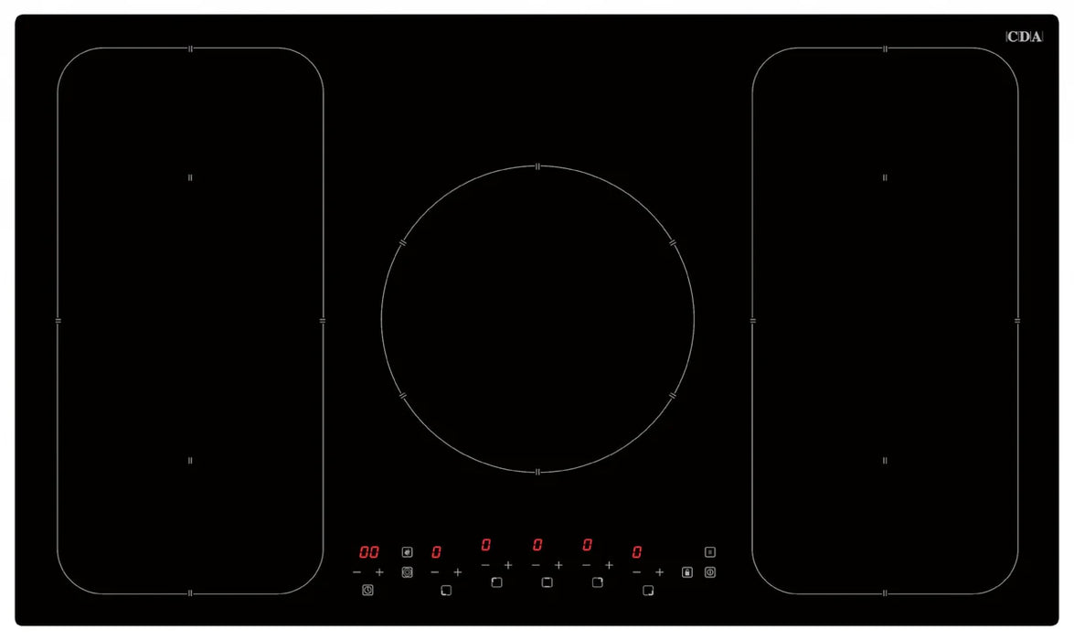 CDA HN9611FR Five zone induction hob