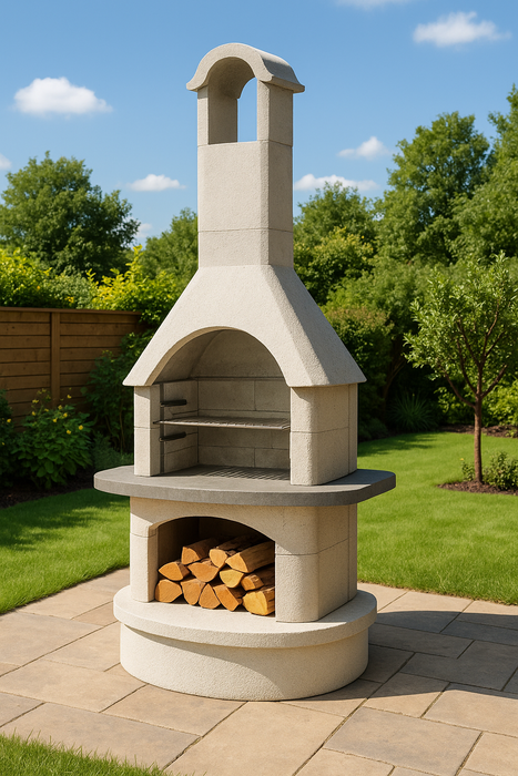 Buschbeck Verona Masonry Barbecue and Base