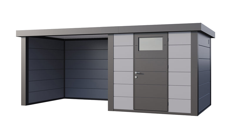 Telluria Eleganto 2424 Closed Metal Garden Lounge - Small (14 x 8.5 ft)