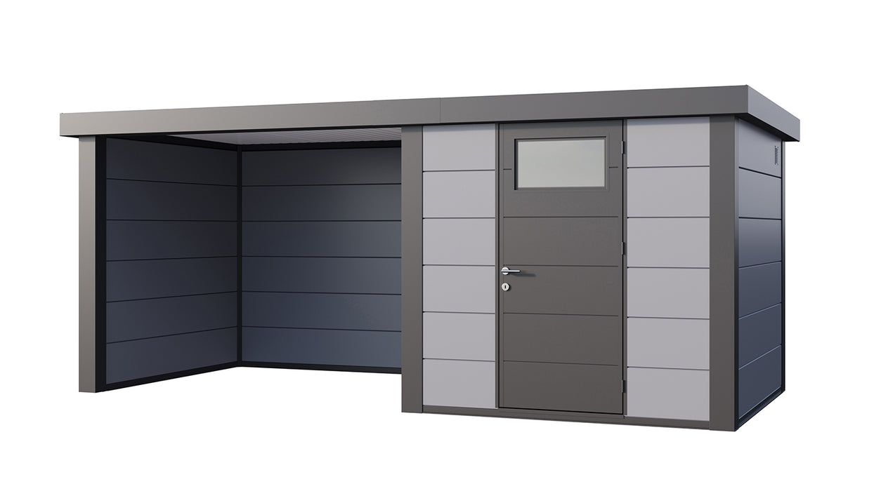 Telluria Eleganto 2424 Closed Metal Garden Lounge - Small (14 x 8.5 ft)