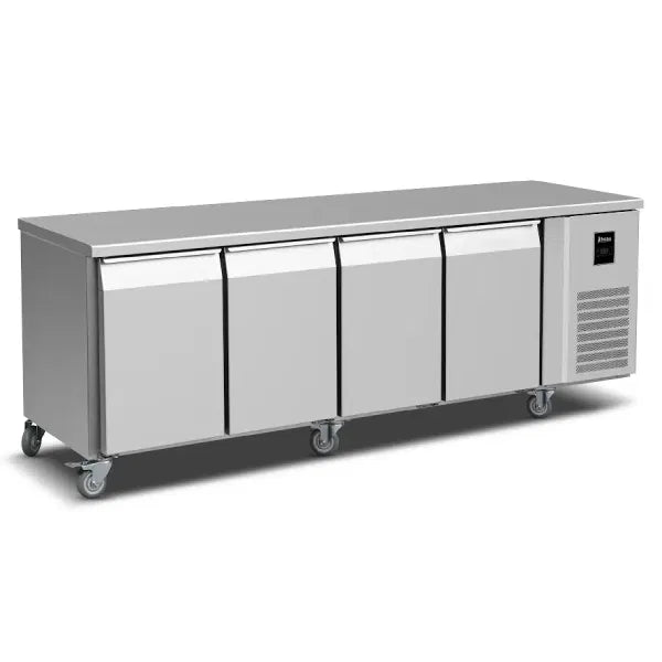Cooling Bench 540 Ltr. 4 doors-2 / +6 °C. Stainless steel (304) inside and Out.