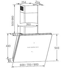 CDA 70cm hands-free, gesture controlled chimney extractor